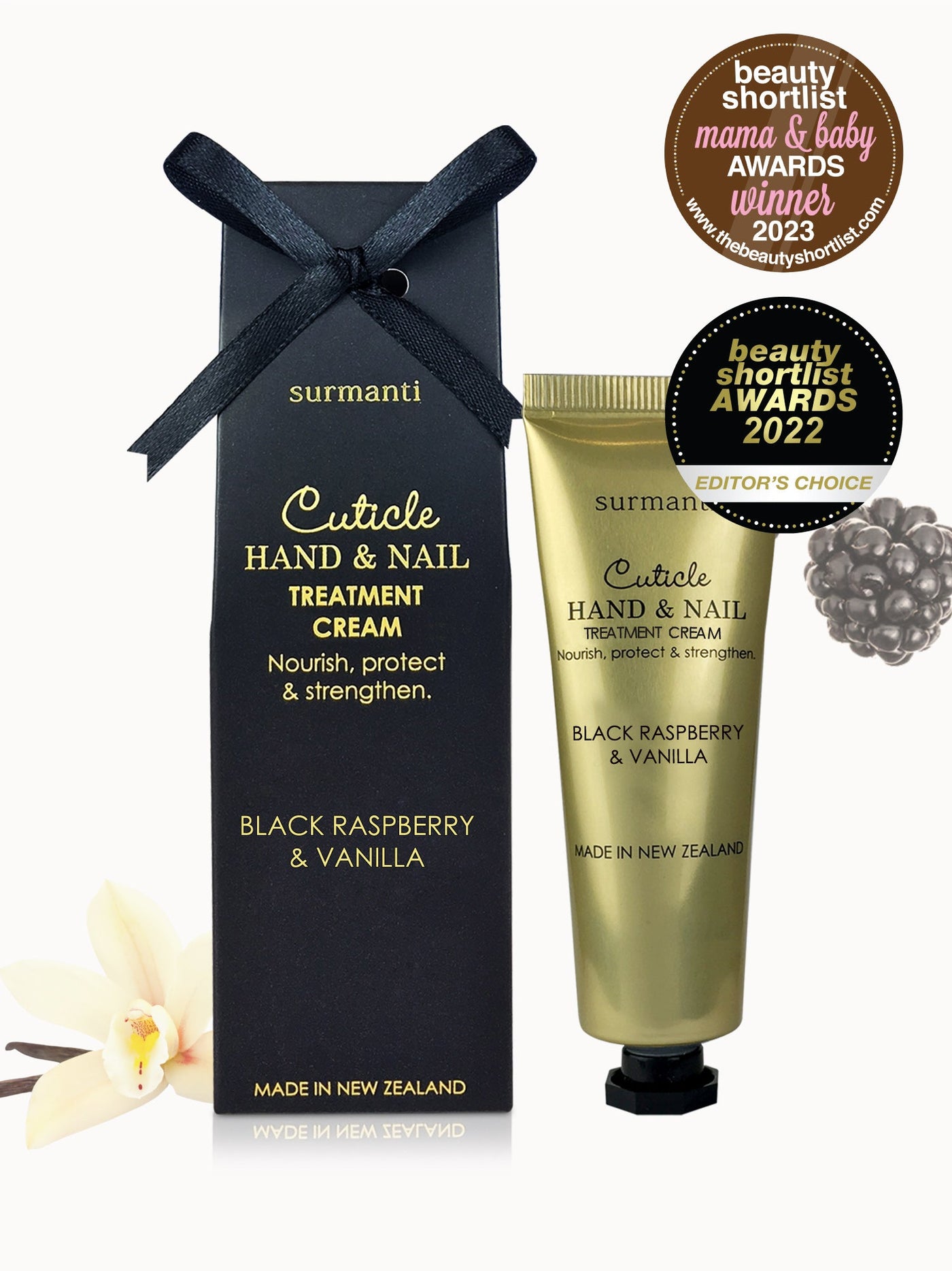 Cuticle Hand & Nail Treatment Cream - Black Raspberry & Vanilla