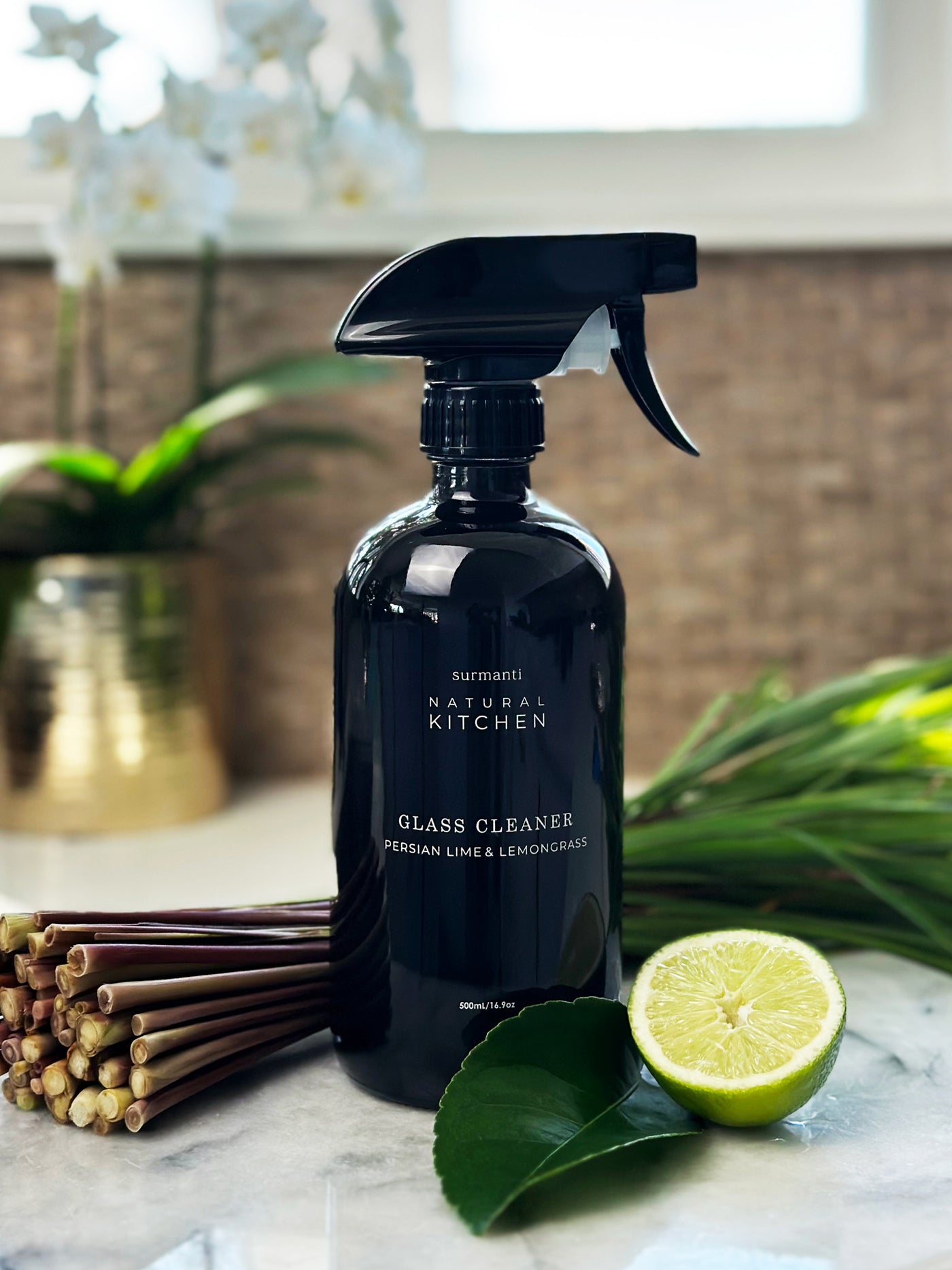 Glass Cleaner - Persian Lime & Lemongrass - Natural Kitchen