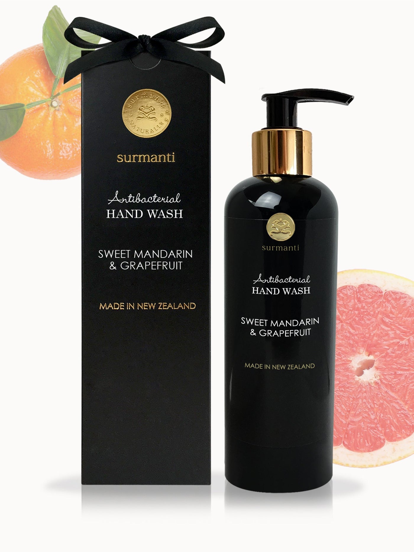 Hand Wash - Sweet Mandarin & Grapefruit (300 ml) - Surmanti - Made In New Zealand