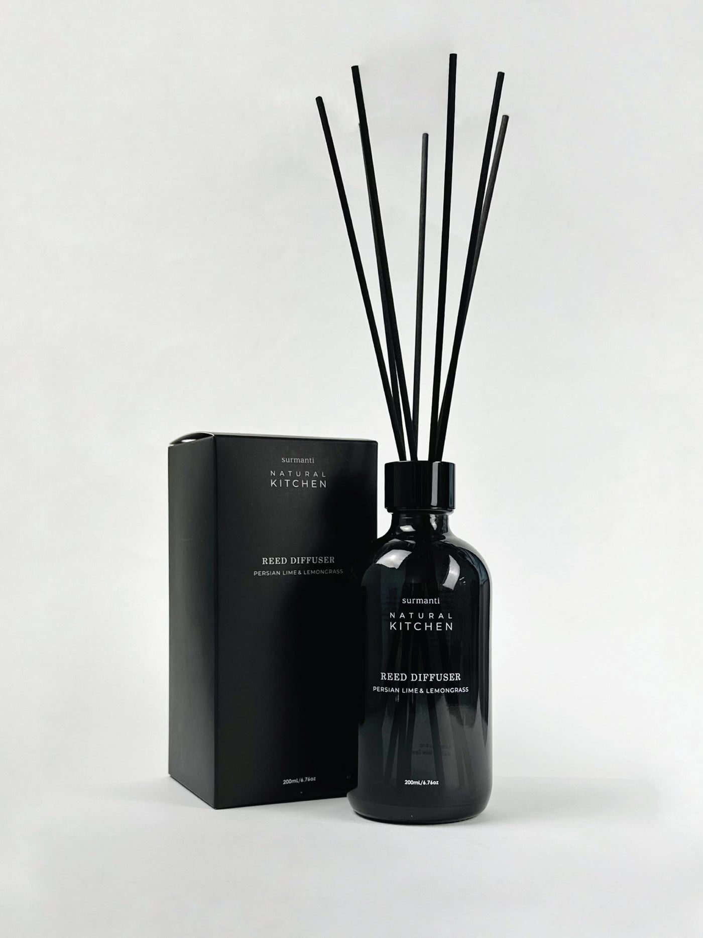 Reed Diffuser - Persian Lime & Lemongrass - Natural Kitchen - Large Rooms 200mL