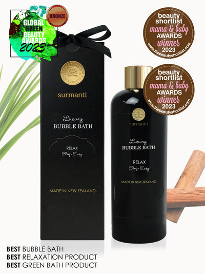 RELAX. Sleep Easy Luxury Bubble Bath - Surmanti - Made In New Zealand