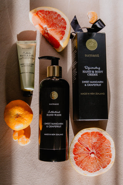 Hand Wash - Sweet Mandarin & Grapefruit 300ml - Surmanti - Made In New Zealand